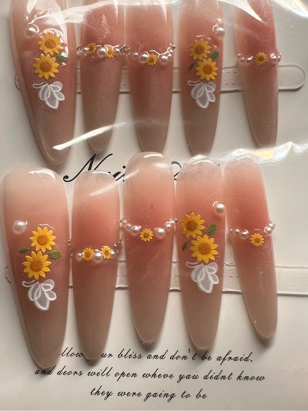 N/A peach ombre